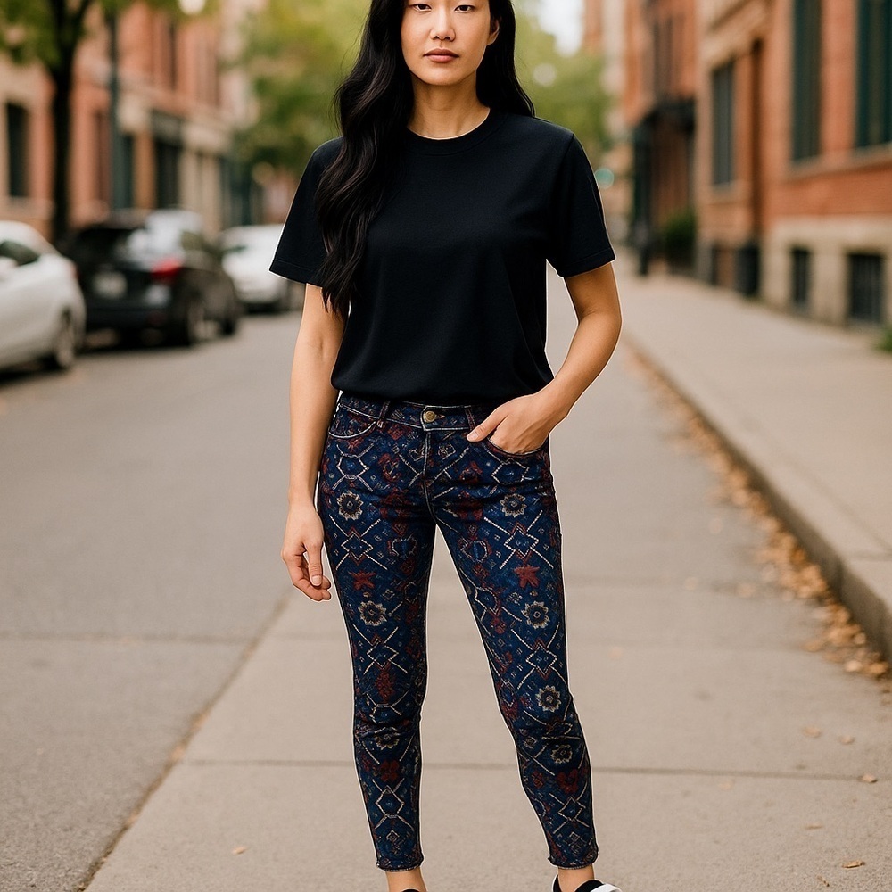 Current/Elliott the Ankle Skinny Jeans 
New